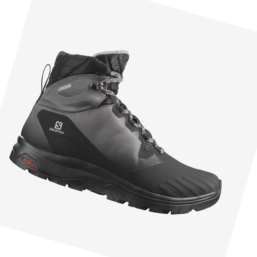 Salomon VAYA BLAZE THINSULATE™ CLIMASALOMON™ WATERPROOF Kadın Kışlık Botlar Siyah | TR 2608UZG